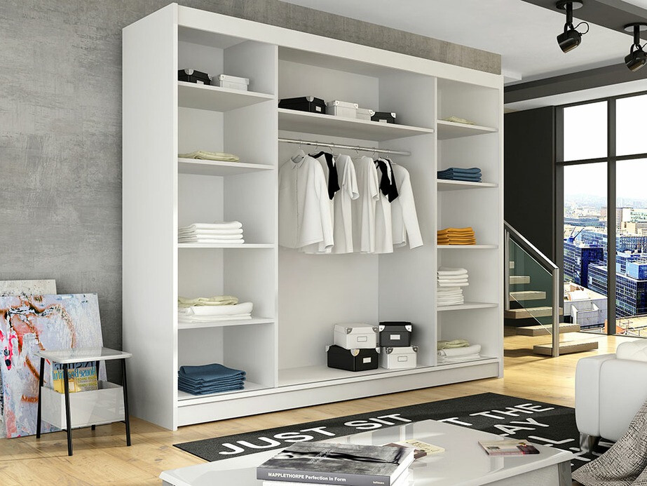 Wardrobe Closico Ordo IV (White)