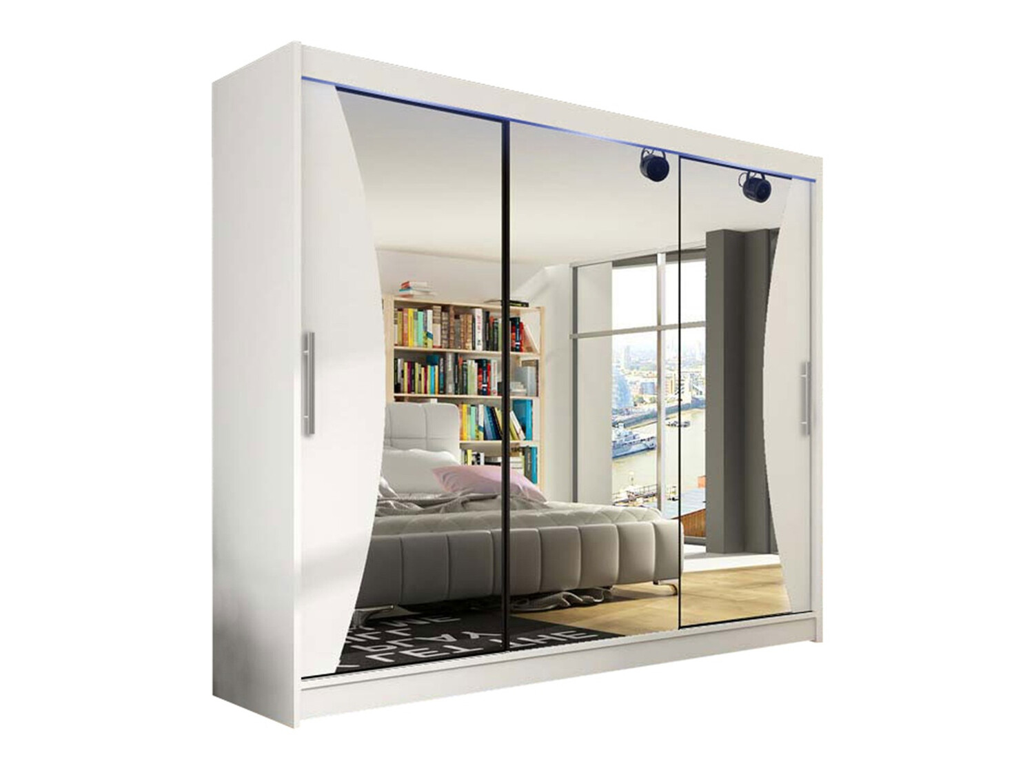 Wardrobe Closico Ordo IV (White)