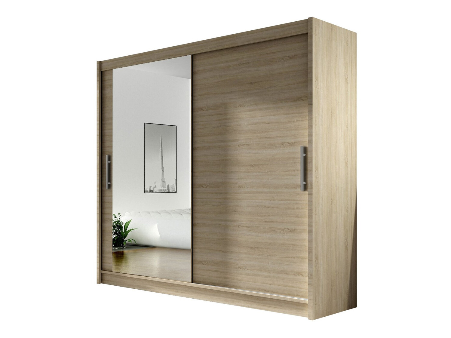 Wardrobe Closico Pallor VI (Sonoma oak)
