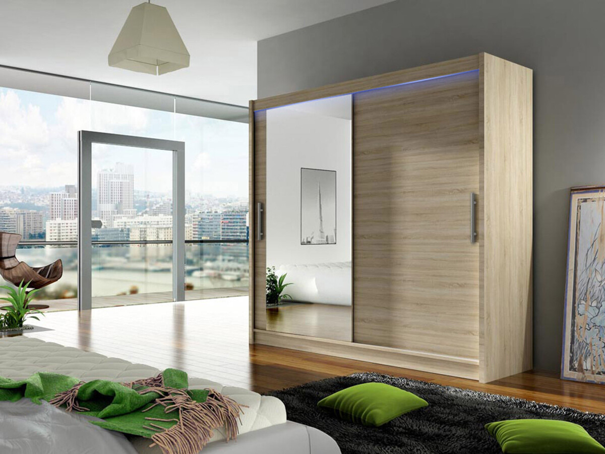 Wardrobe Closico Pallor VI (Sonoma oak)