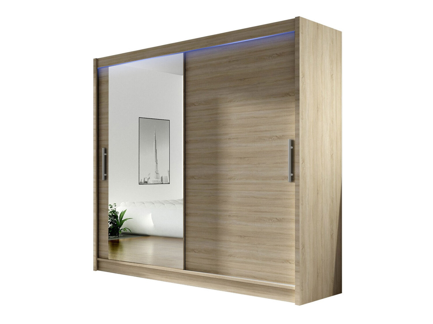 Wardrobe Closico Pallor VI (Sonoma oak)