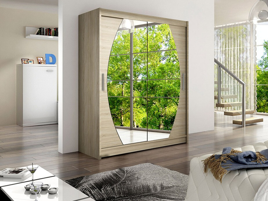 Wardrobe Closico 121 (Sonoma oak)