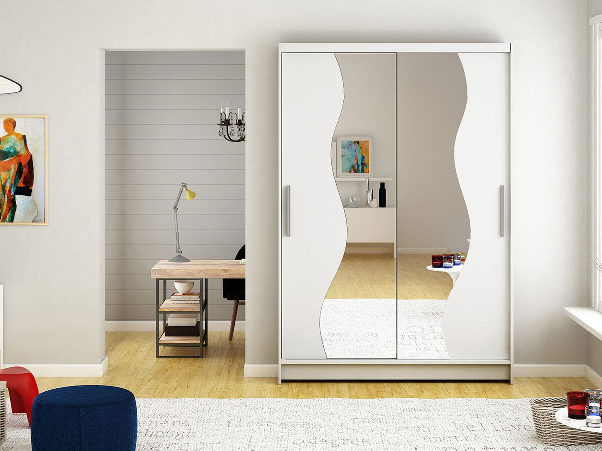 Wardrobe Closico 139 (White)