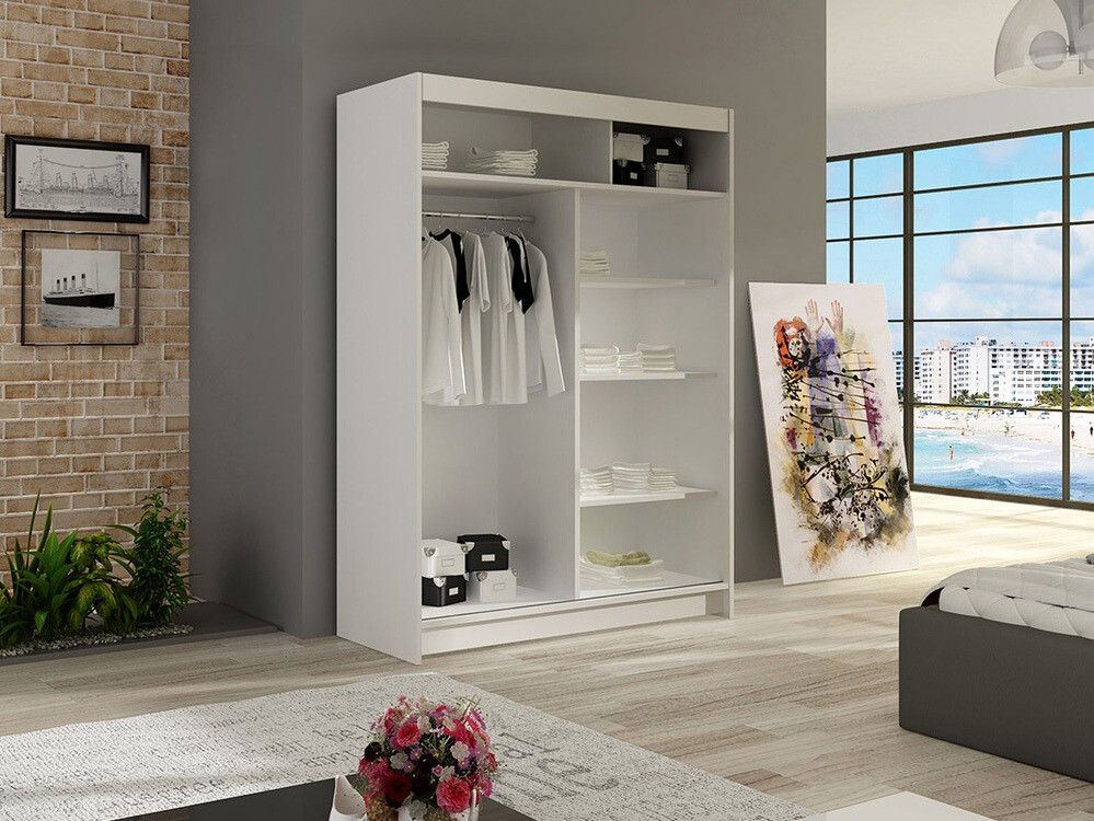 Wardrobe Closico Pacron S (White)