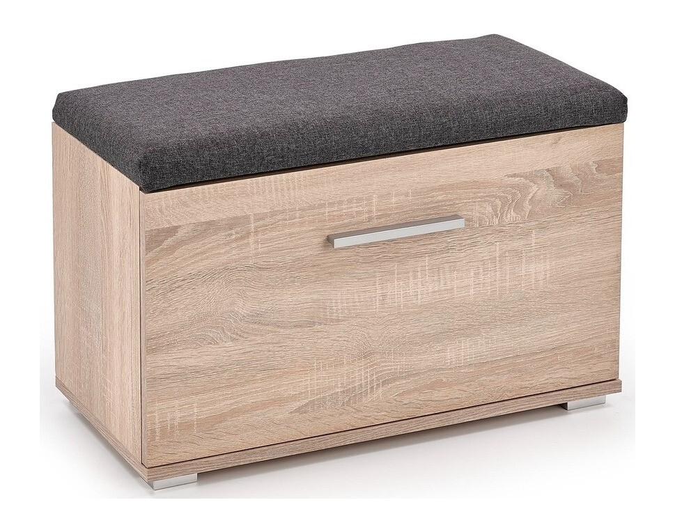 Shoe cabinet Cirveso 117 (Sonoma oak + Grey)