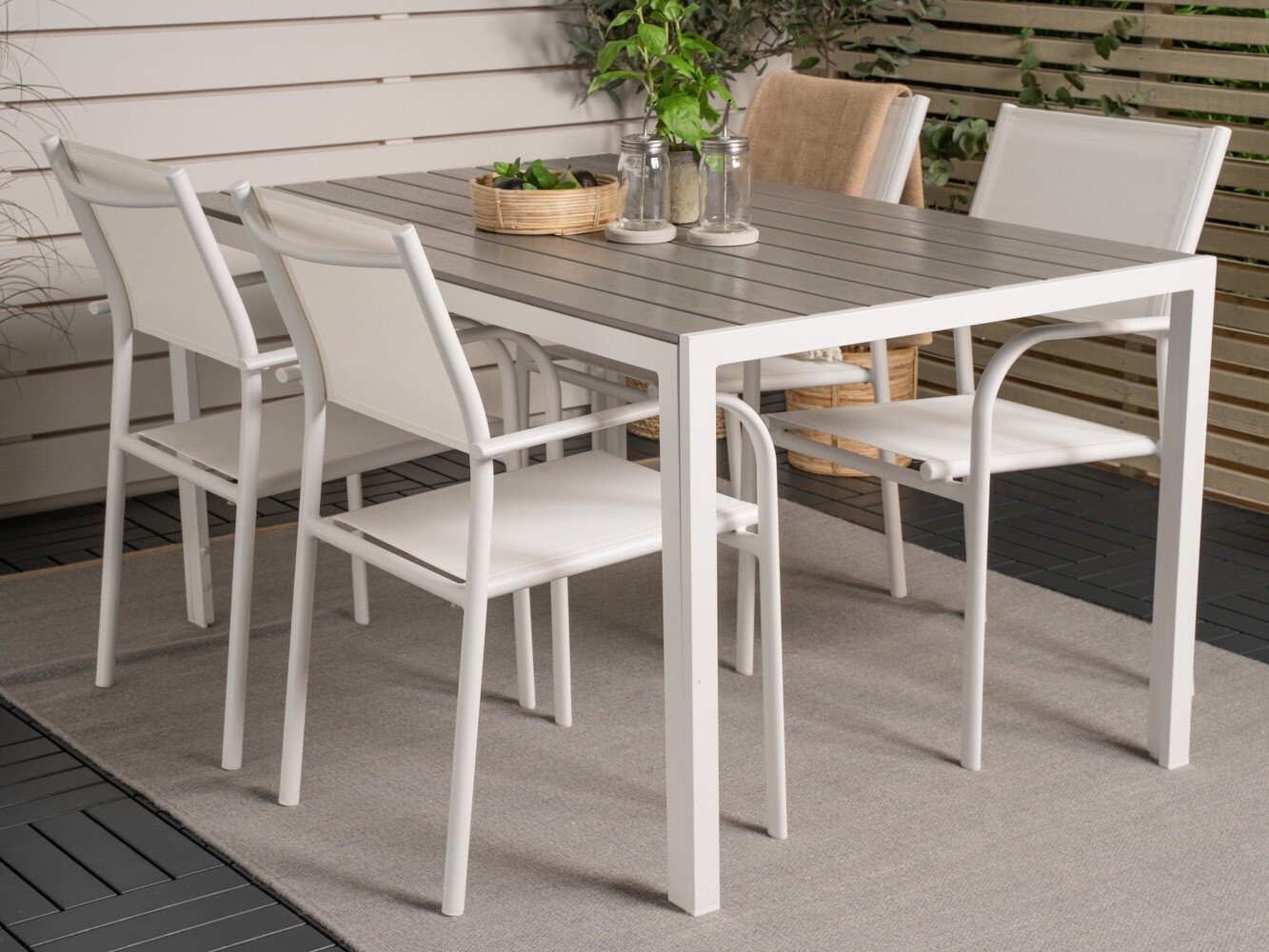 Table and chairs set Dallas 2206