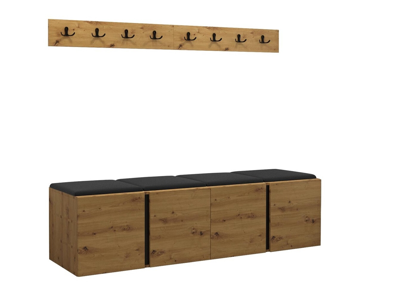Hallway set Pinis VII (Eco-leather Soft 011)