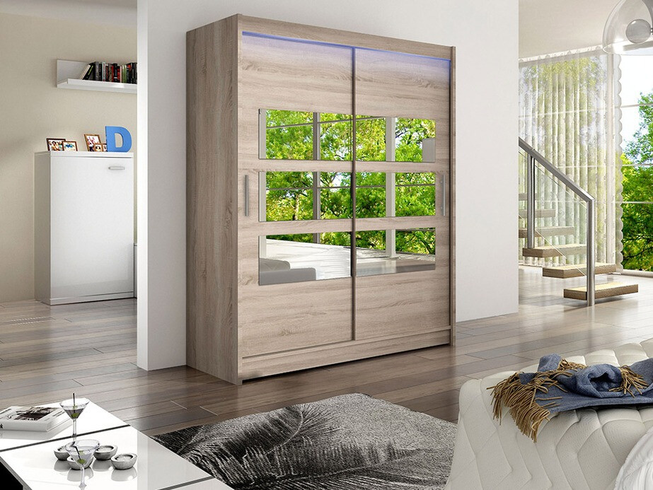 Wardrobe Closico 157 (Trufel oak)