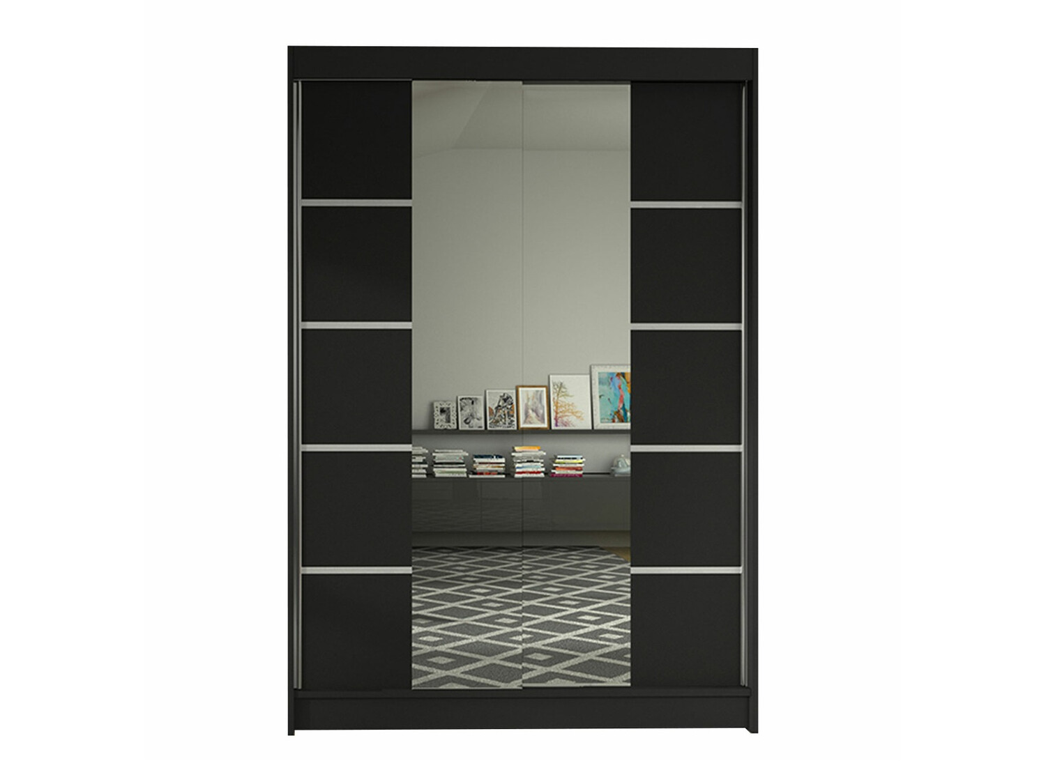 Wardrobe Closico Salvor V (Black)