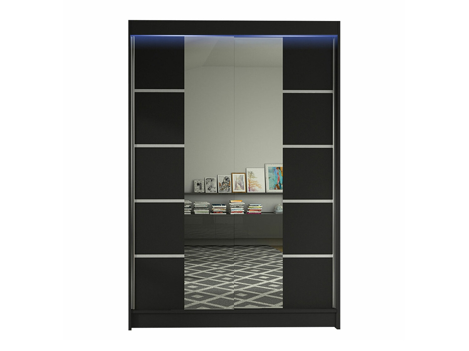Wardrobe Closico Salvor V (Black)