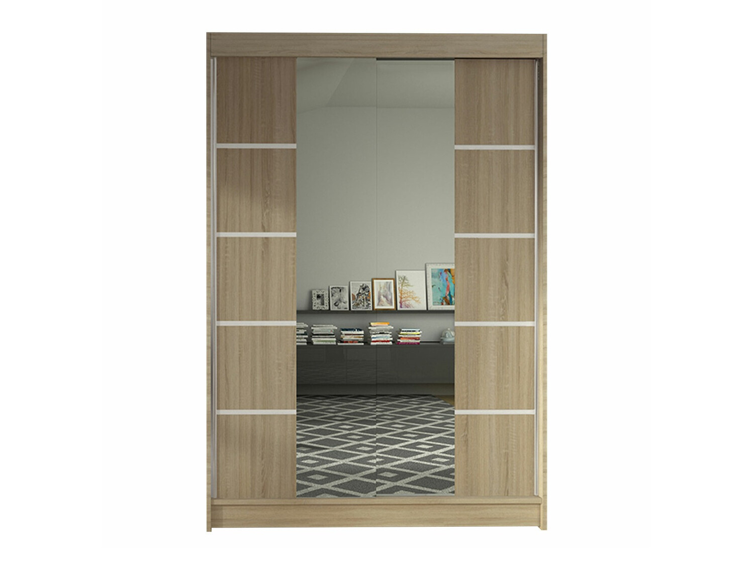 Wardrobe Closico Salvor V (Sonoma oak)