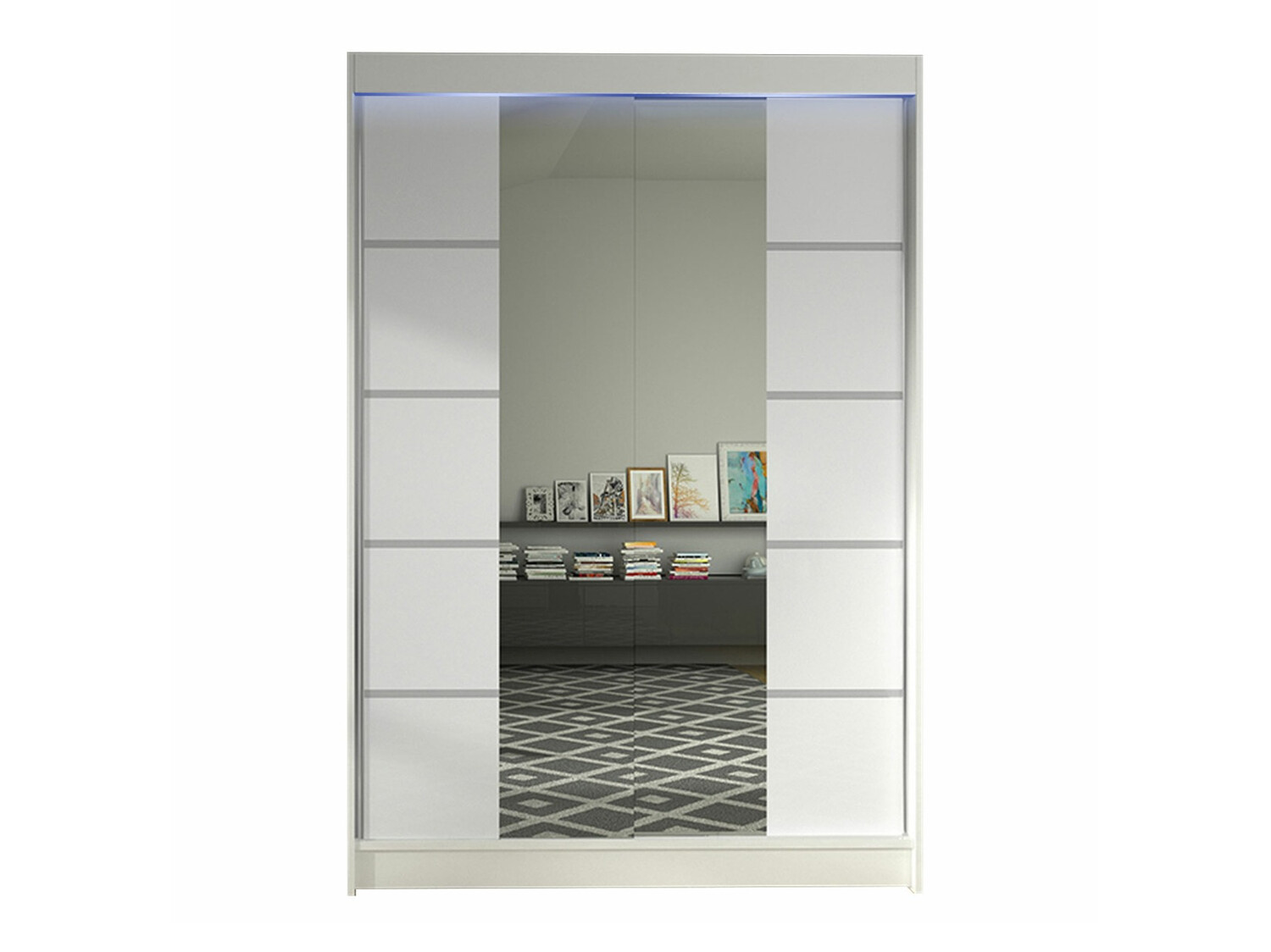 Wardrobe Closico Salvor V (White)