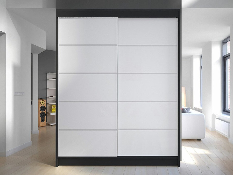 Wardrobe Closico Vastor IV (Black + White)