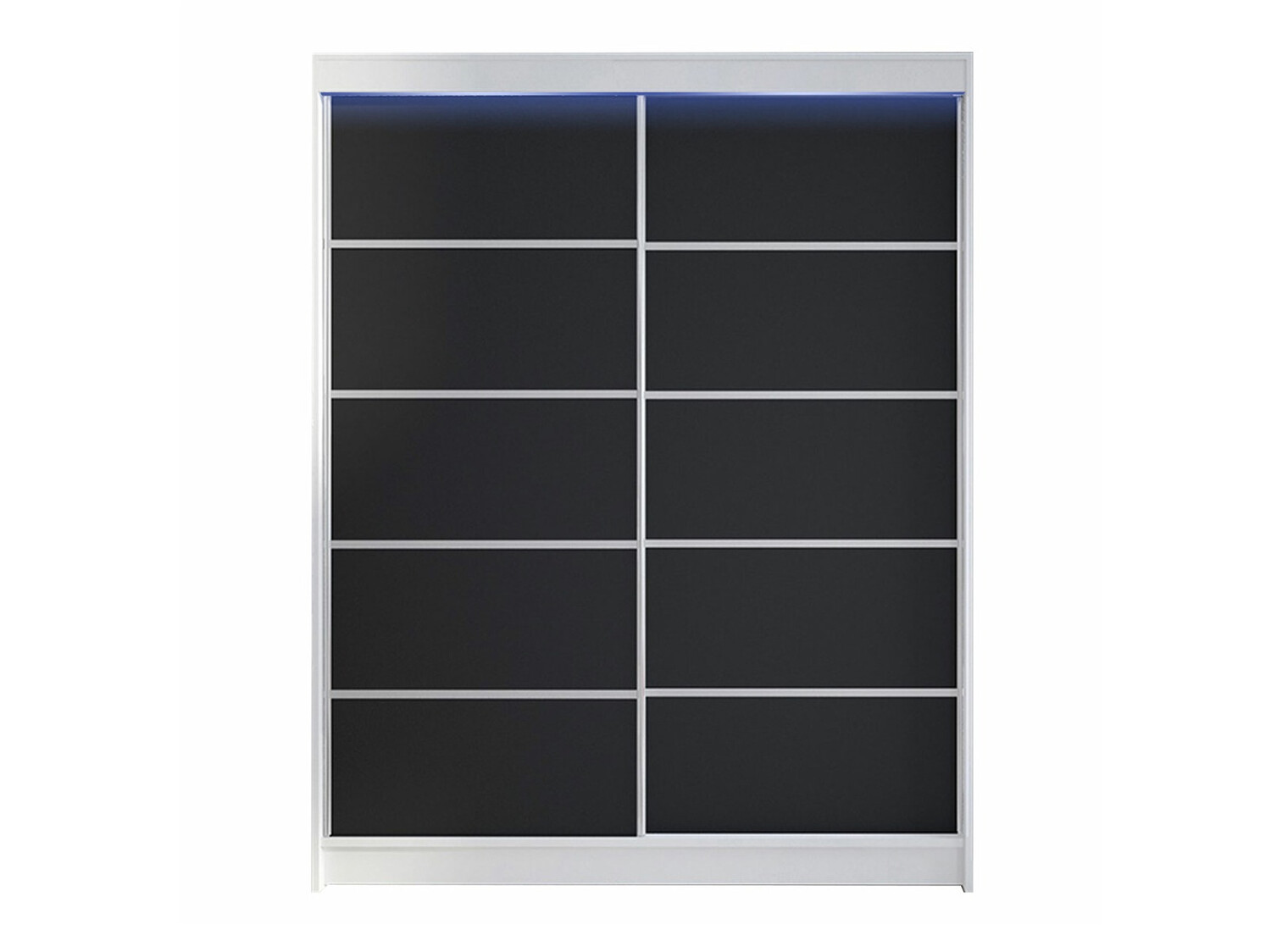 Wardrobe Closico Vastor IV (White + Black)