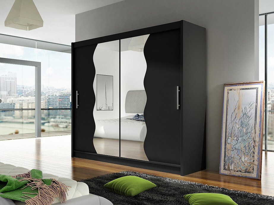 Wardrobe Closico 125 (Black)