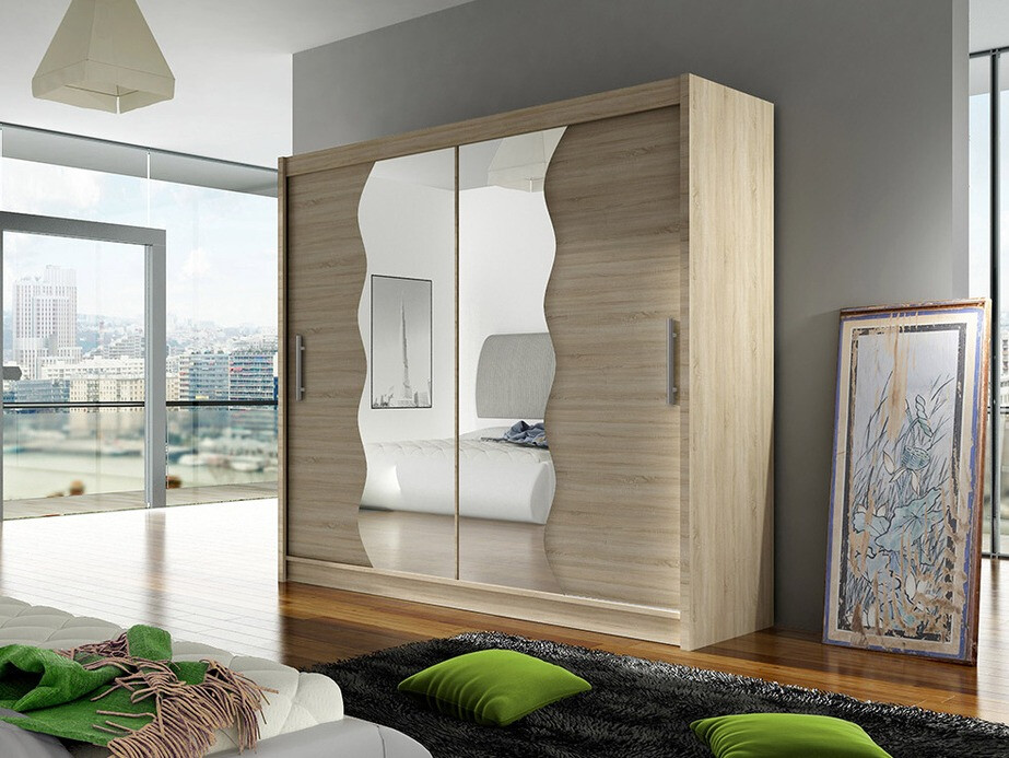 Wardrobe Closico 125 (Sonoma oak)