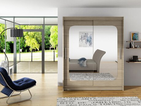 Wardrobe Closico 135 (Sonoma oak)