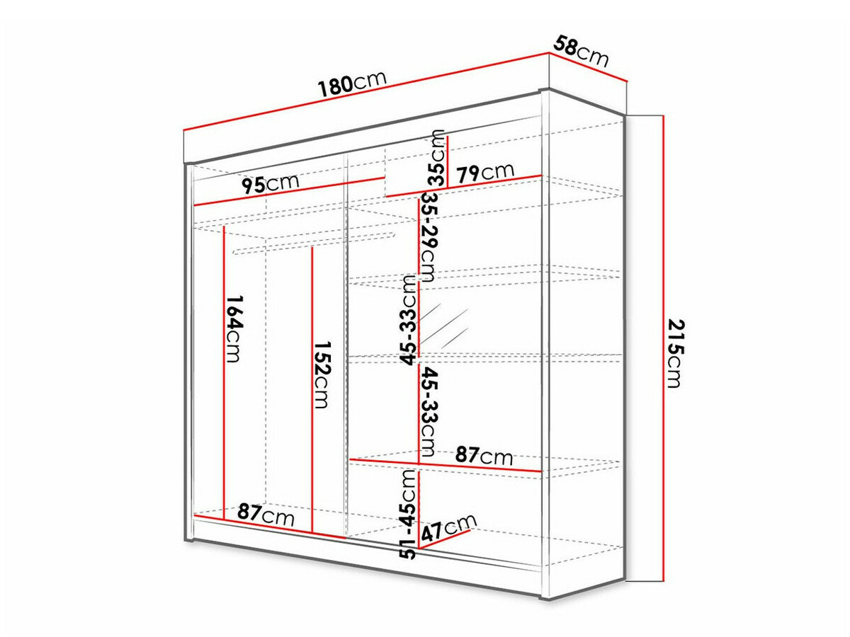 Wardrobe Closico Cavaris I (Black)