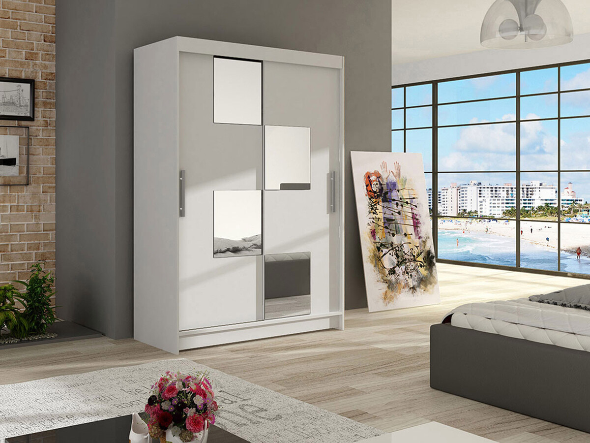 Wardrobe Closico Pacron III (White)