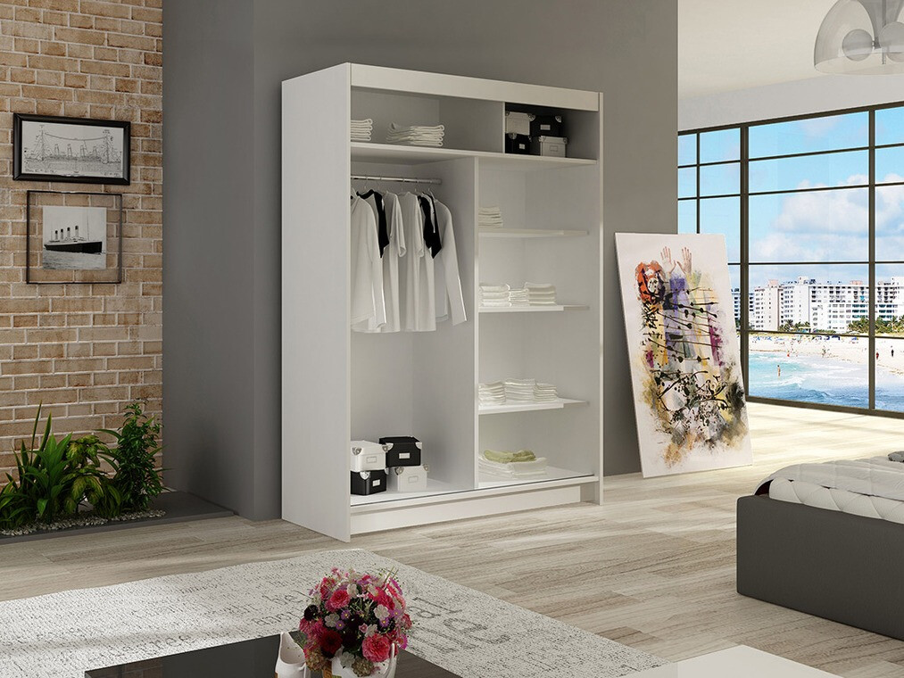 Wardrobe Closico Pacron V (White)