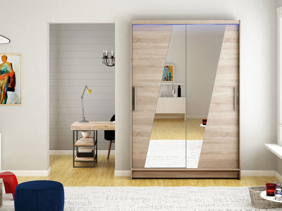 Wardrobe Closico Pacron VIII (Trufel oak)