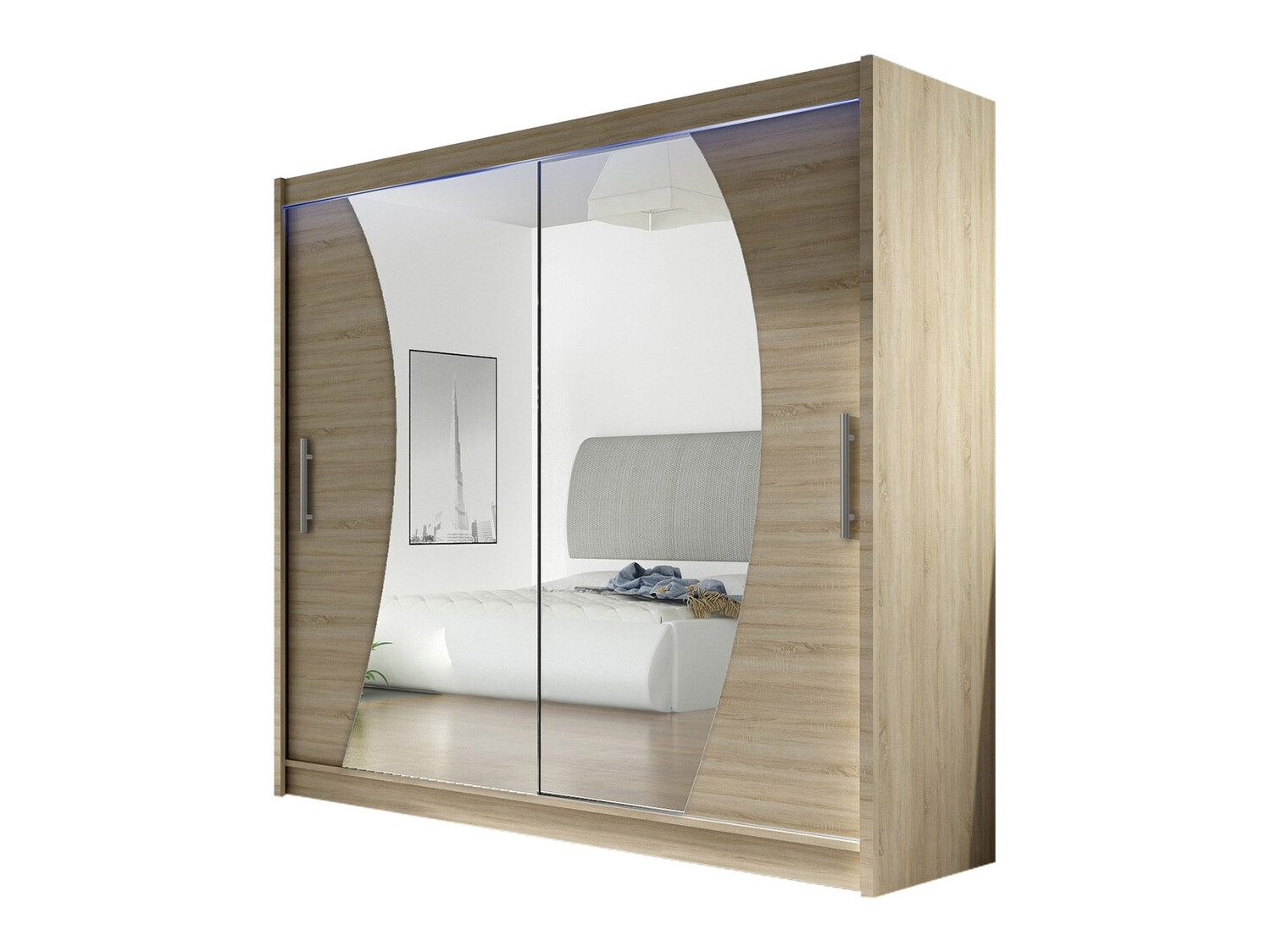 Wardrobe Closico Pallor IX (Sonoma oak)