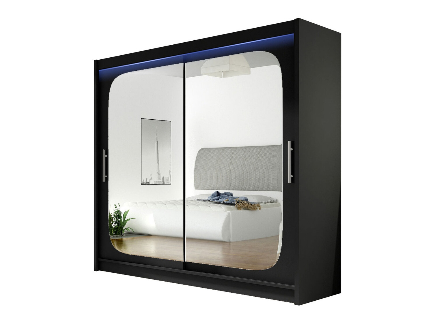 Wardrobe Closico Pallor VIII (Black)