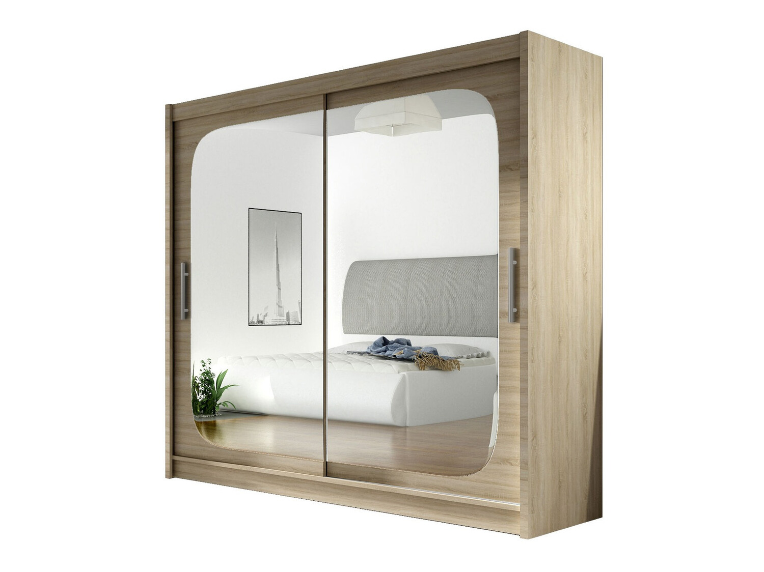Wardrobe Closico Pallor VIII (Sonoma oak)