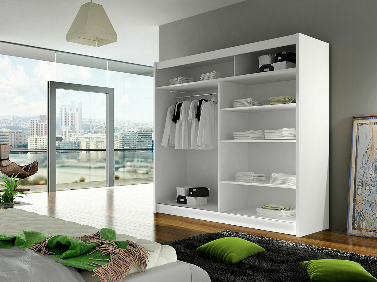 Wardrobe Closico Pallor VIII (White)
