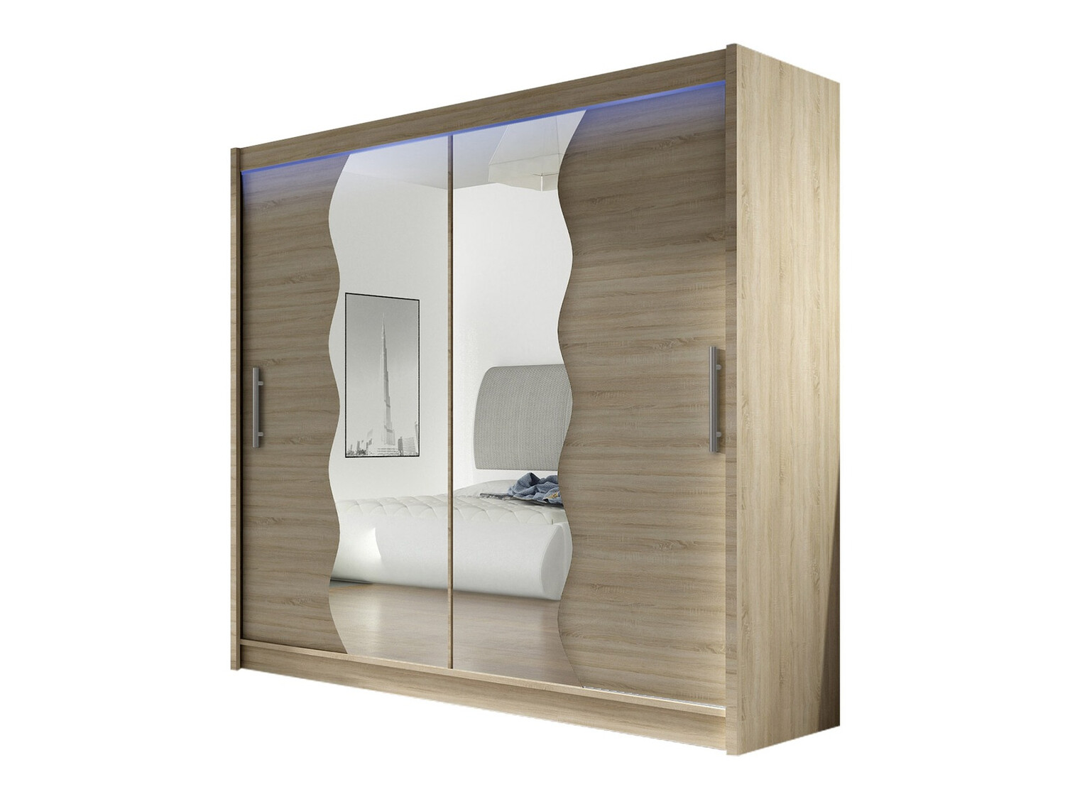 Wardrobe Closico Pallor X (Sonoma oak)