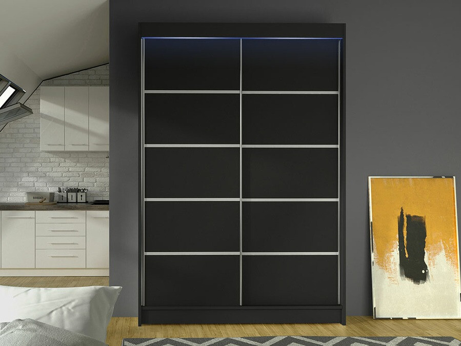 Wardrobe Closico Salvor IV (Black)