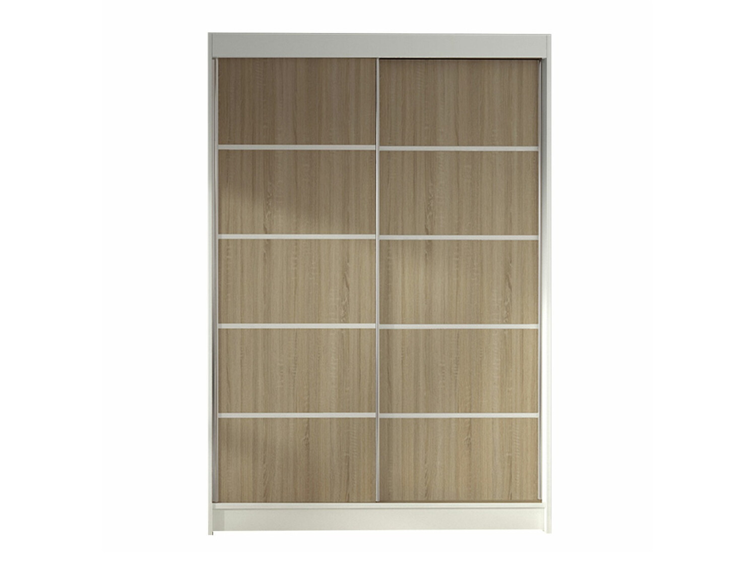 Wardrobe Closico Salvor IV (White + Sonoma oak)