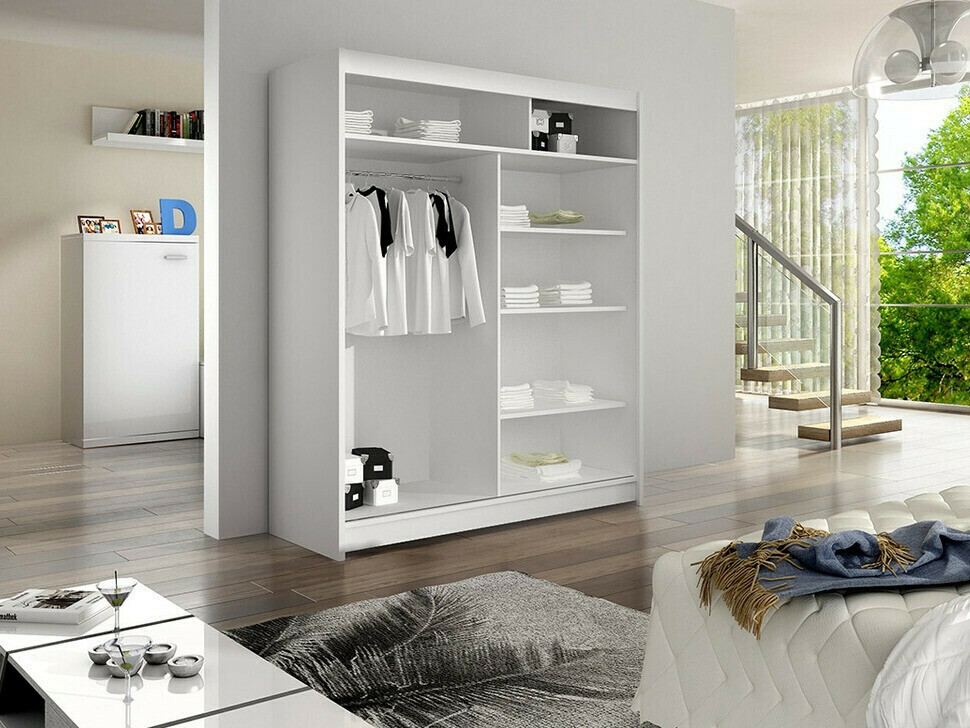 Wardrobe Closico Vastor I (Black + White)