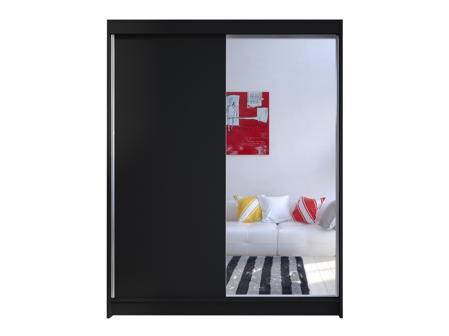 Wardrobe Closico Vastor I (Black)