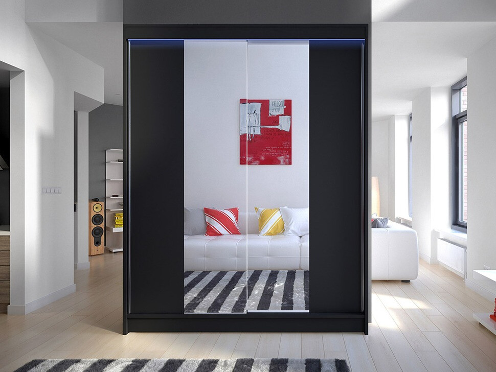 Wardrobe Closico Vastor II (Black)