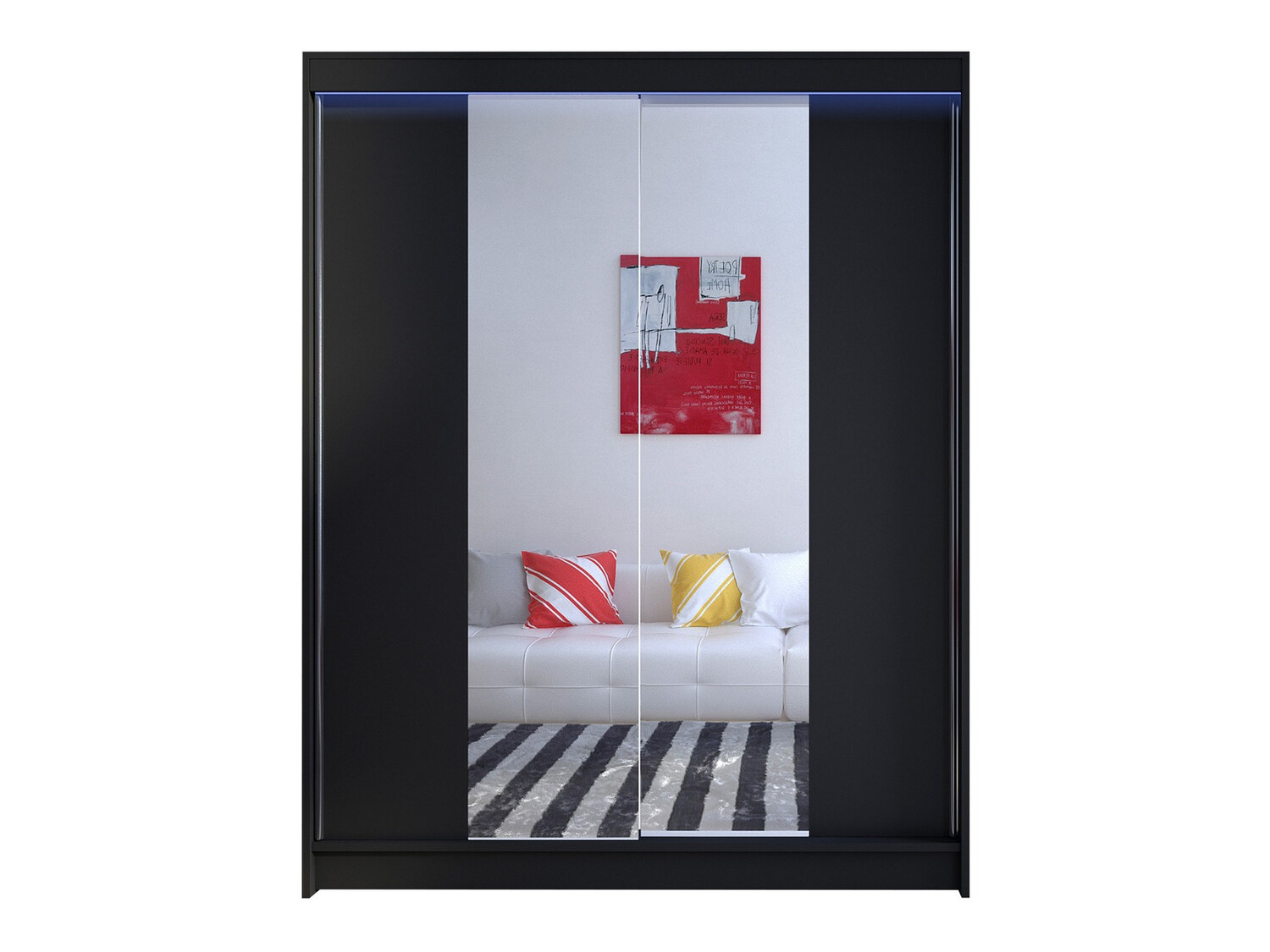 Wardrobe Closico Vastor II (Black)