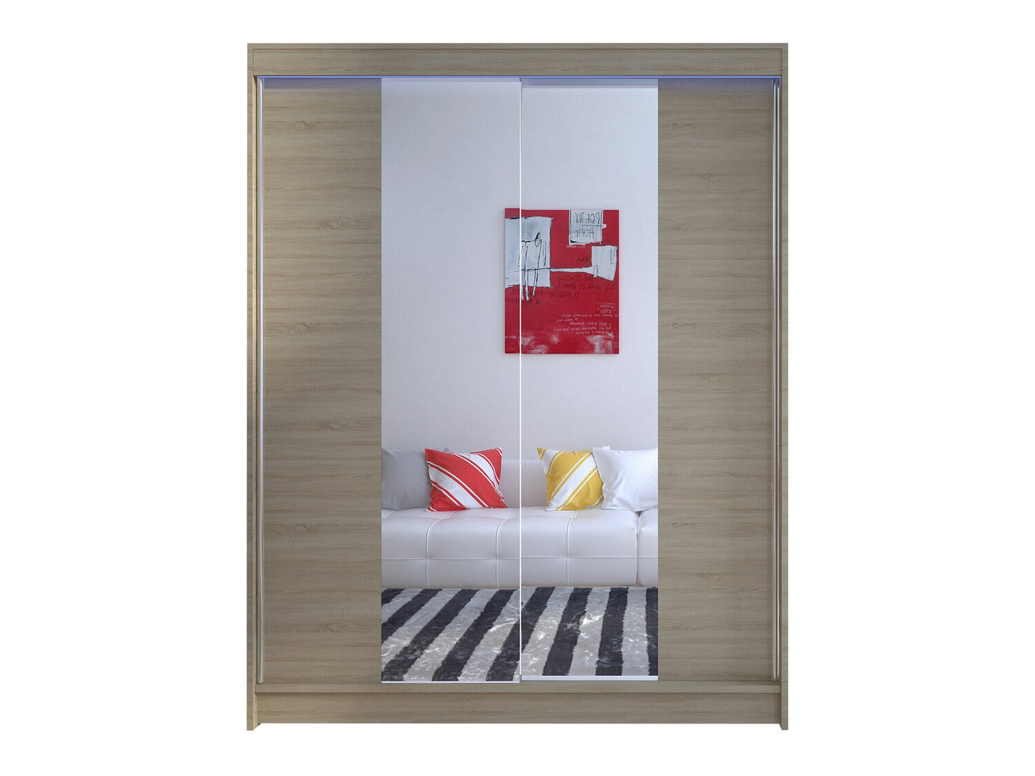 Wardrobe Closico Vastor II (Sonoma oak)