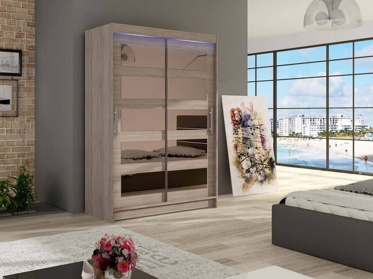 Wardrobe Closico Pacron IV (Trufel oak)