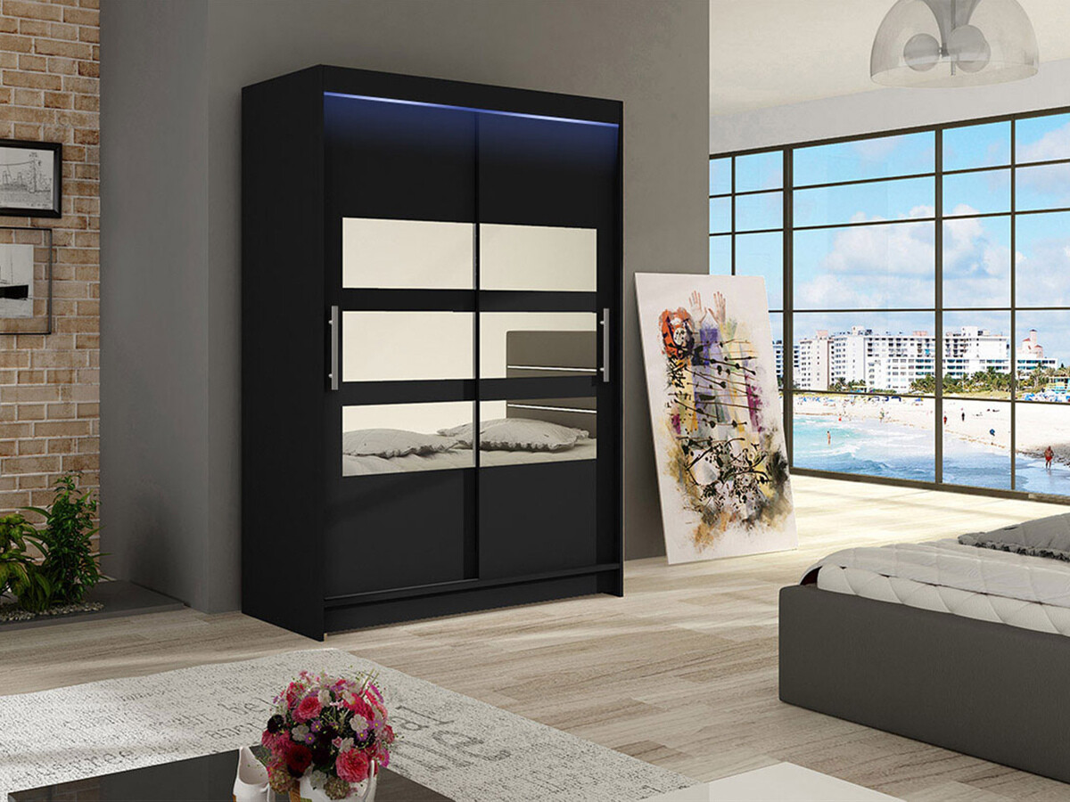 Wardrobe Closico Pacron V (Black)