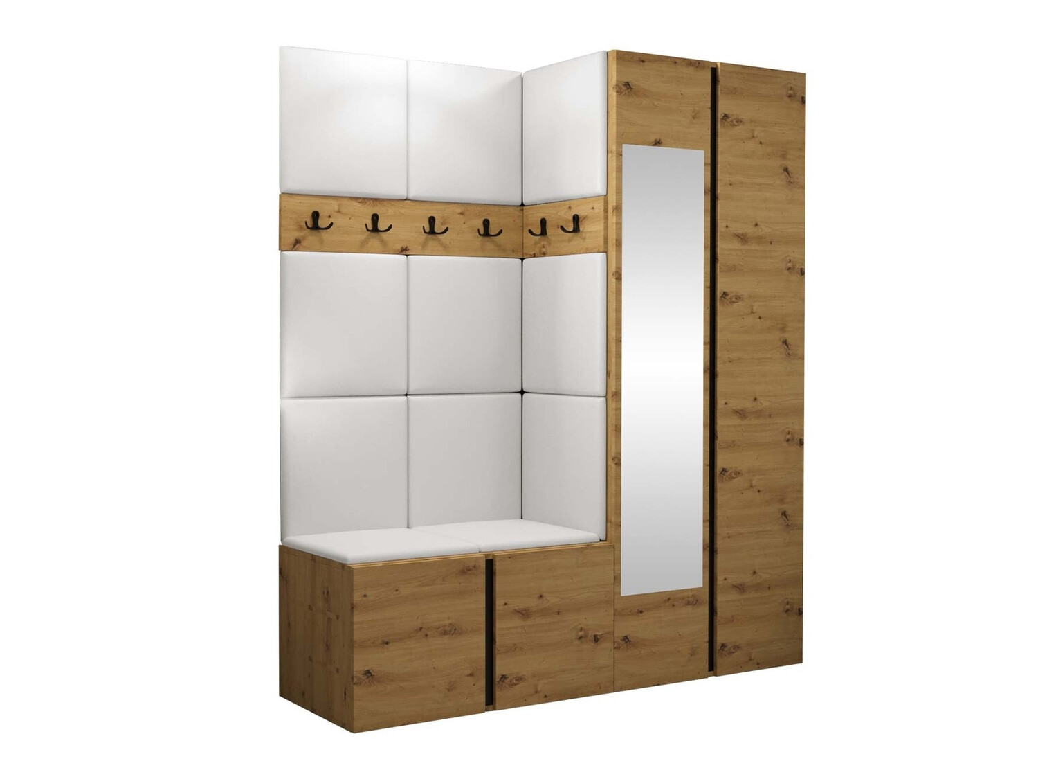 Hallway set Pinis X (Eco-leather Soft 017)
