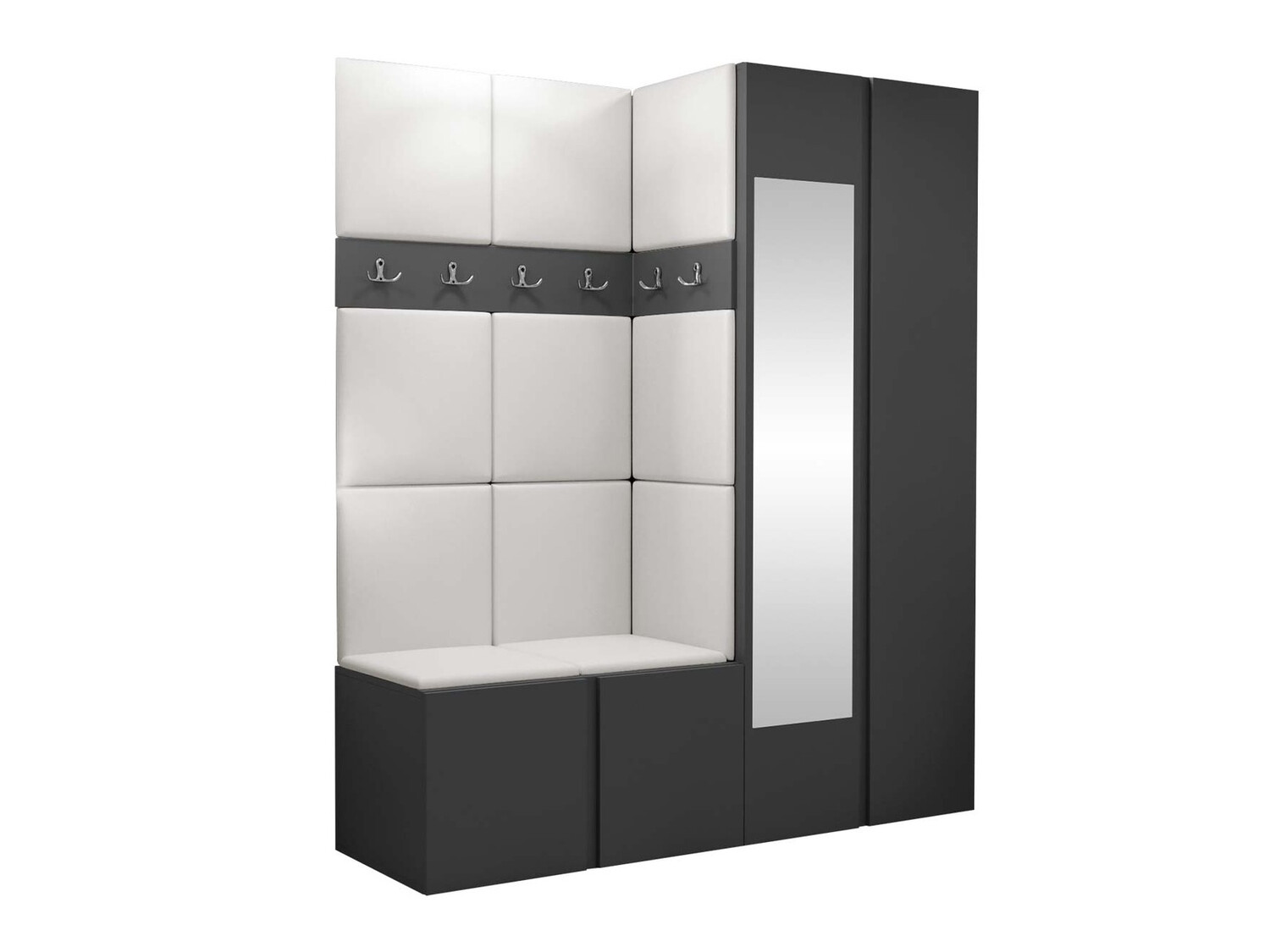 Hallway set Pinis X (Eco-leather Soft 017)