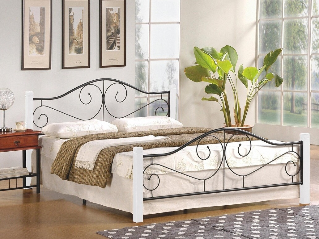 Bed Houston 574 (White + Black)