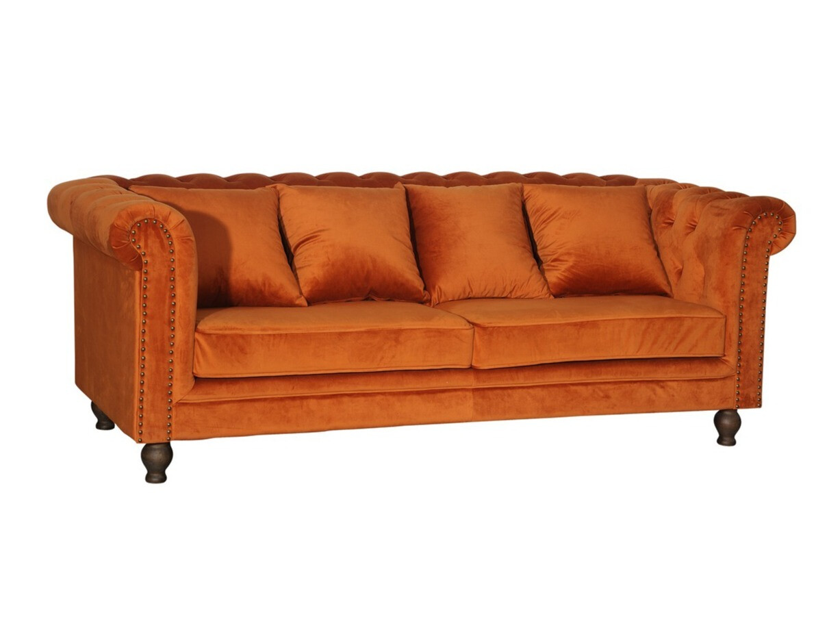 Chesterfield sofa Dallas 255 (Orange)