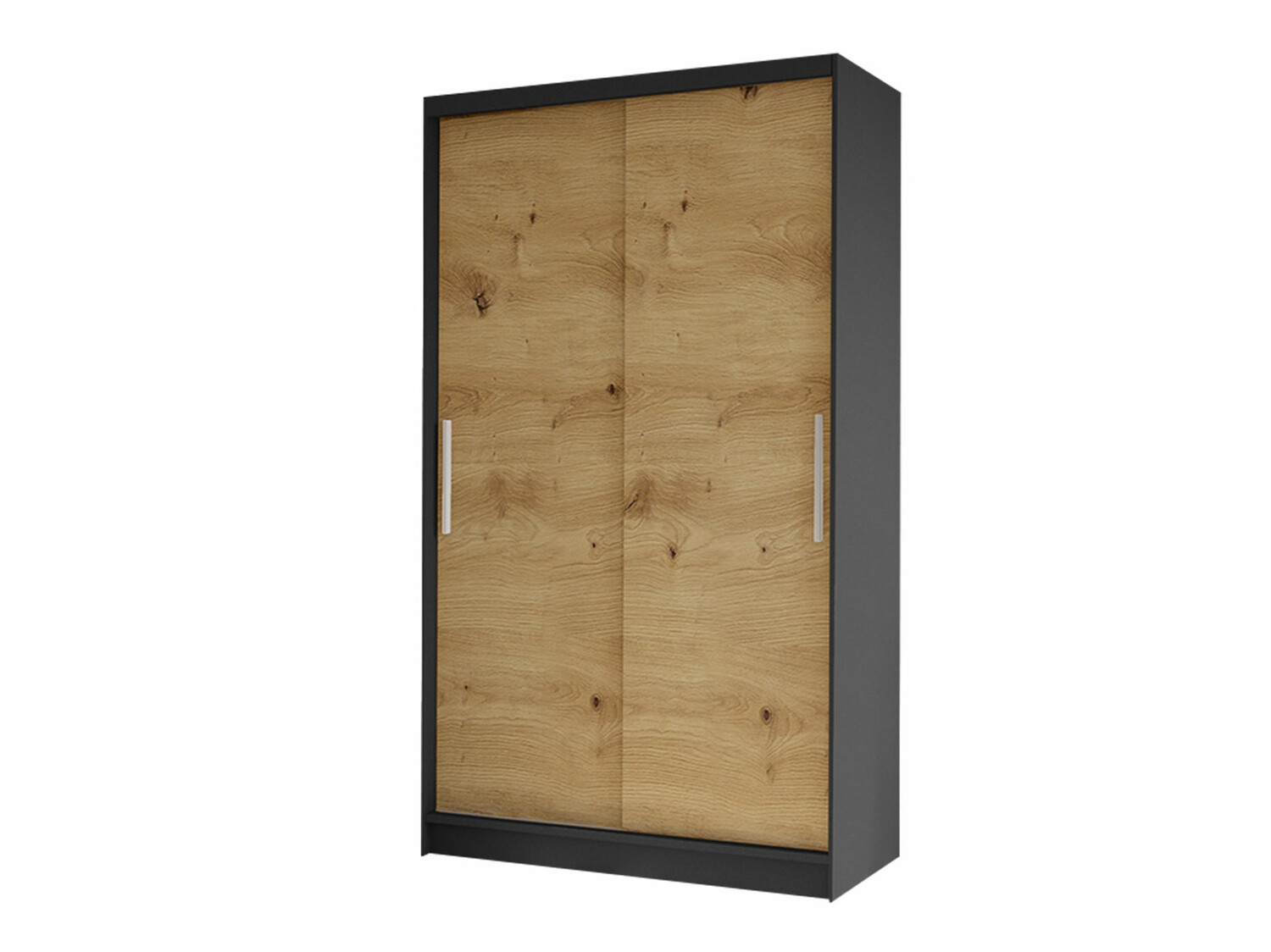 Wardrobe Closico Structor I (Black + Artisan oak)