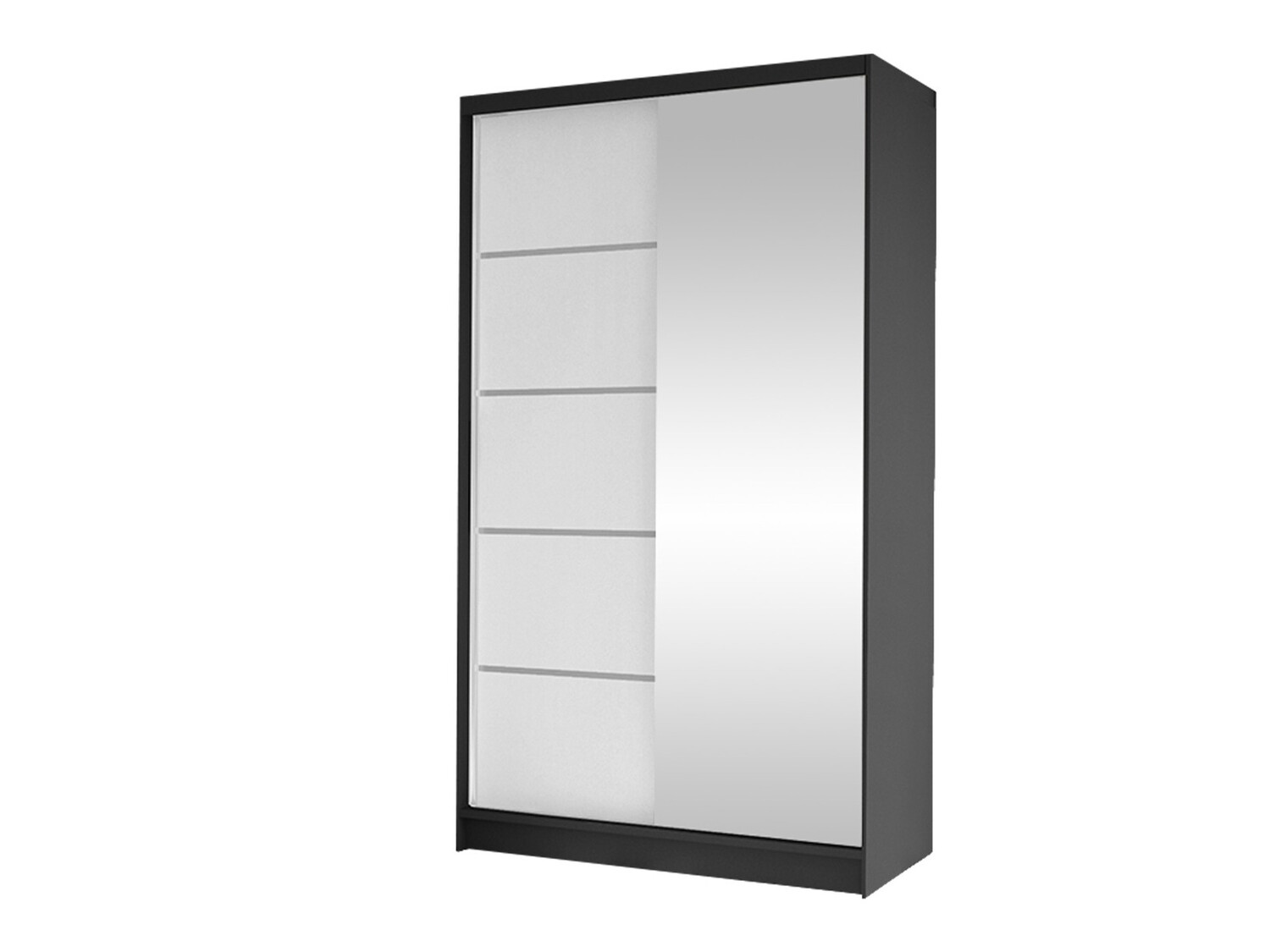 Wardrobe Closico Fractor III (Black + White)