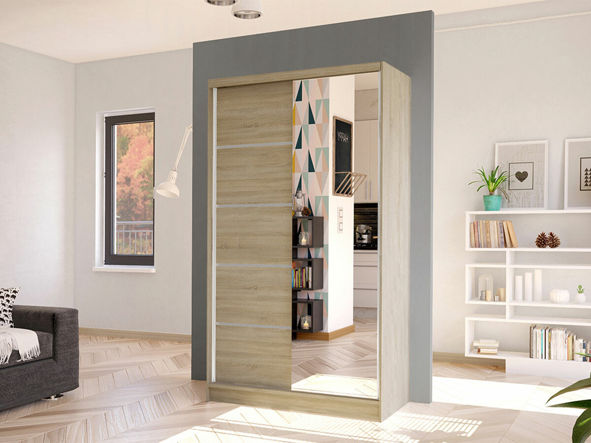 Wardrobe Closico Fractor III (Sonoma oak)