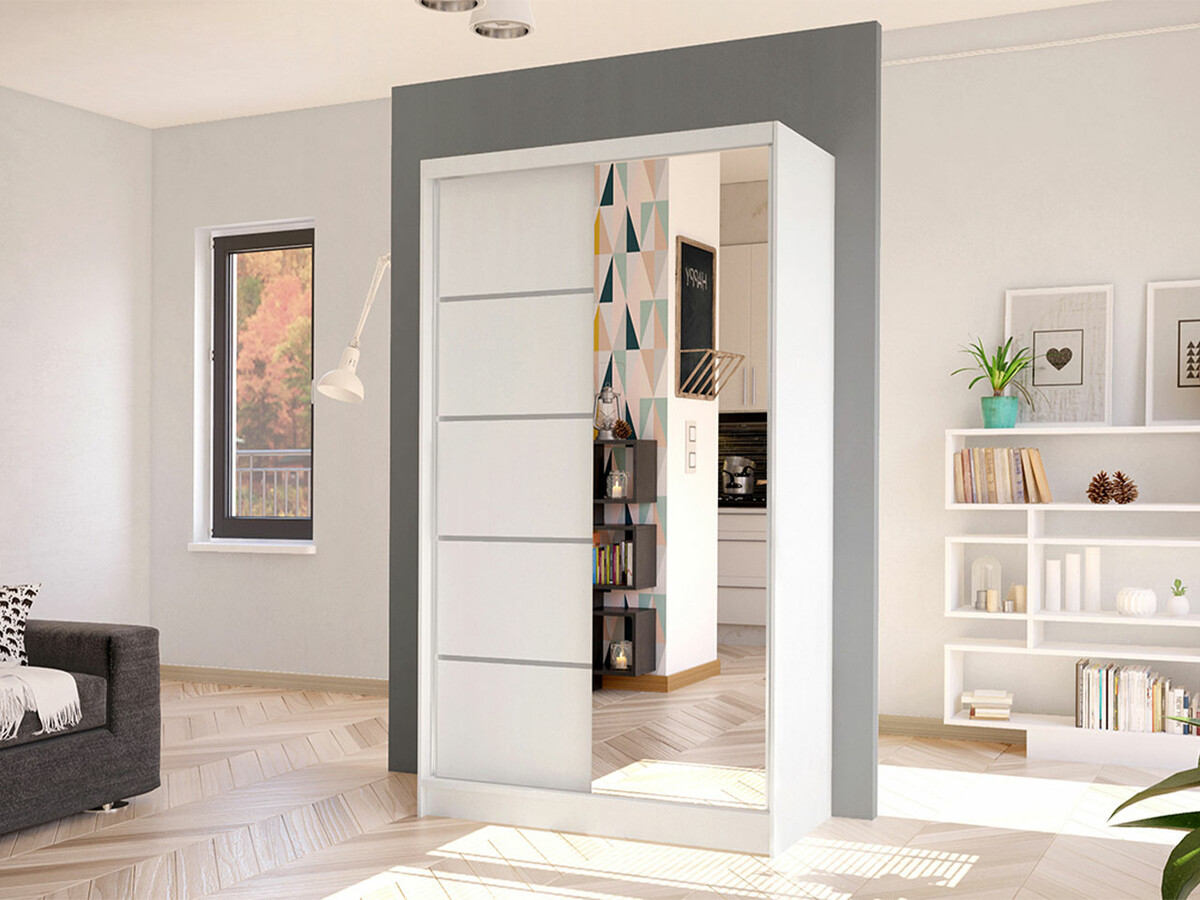Wardrobe Closico Fractor III (White)