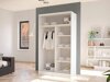 Wardrobe Closico 168 (Black + Artisan oak)