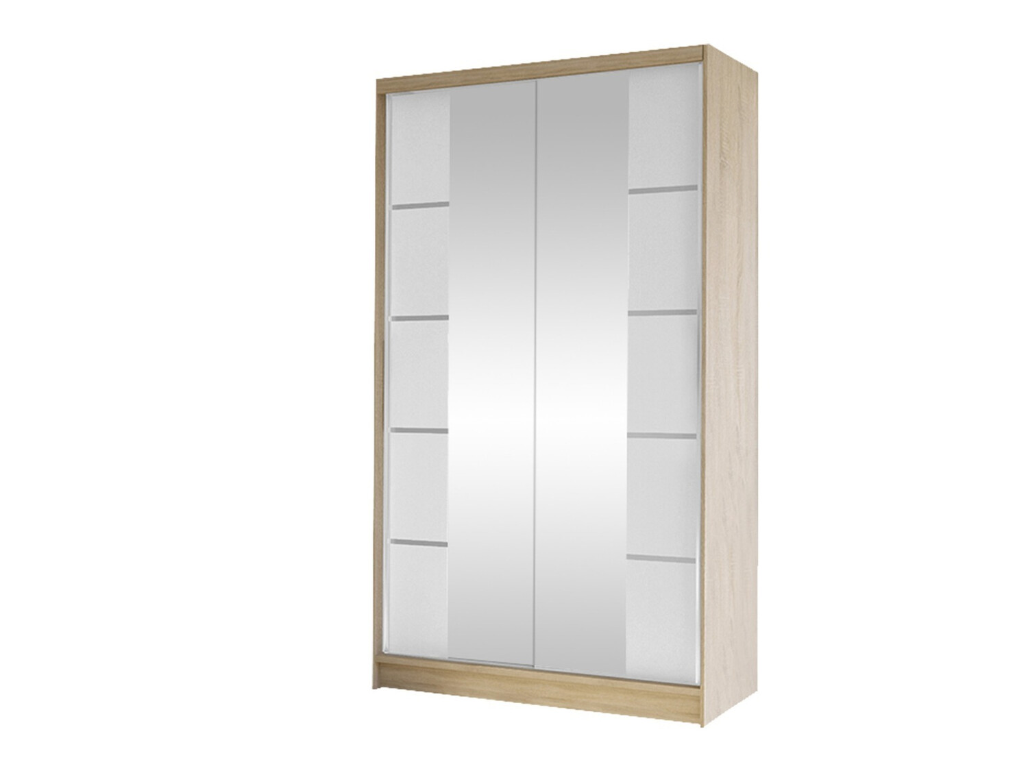 Wardrobe Closico Fractor V (Sonoma oak + White)