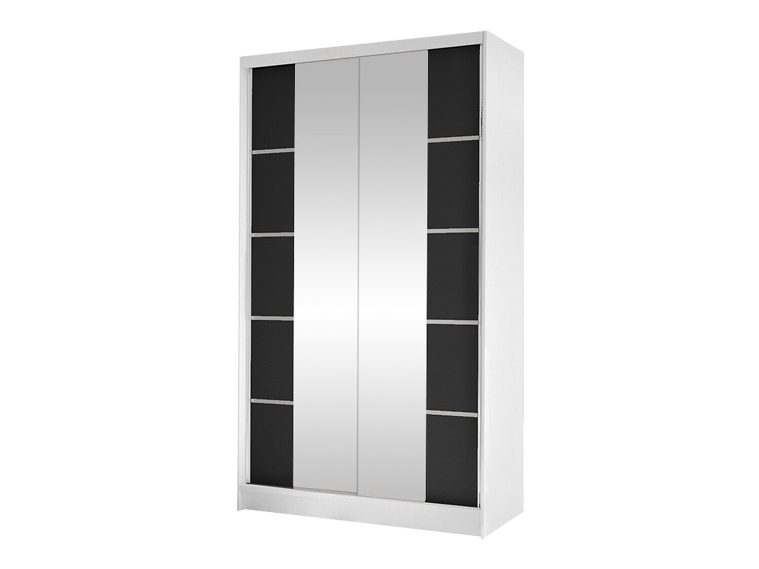 Wardrobe Closico Fractor V (White + Black)